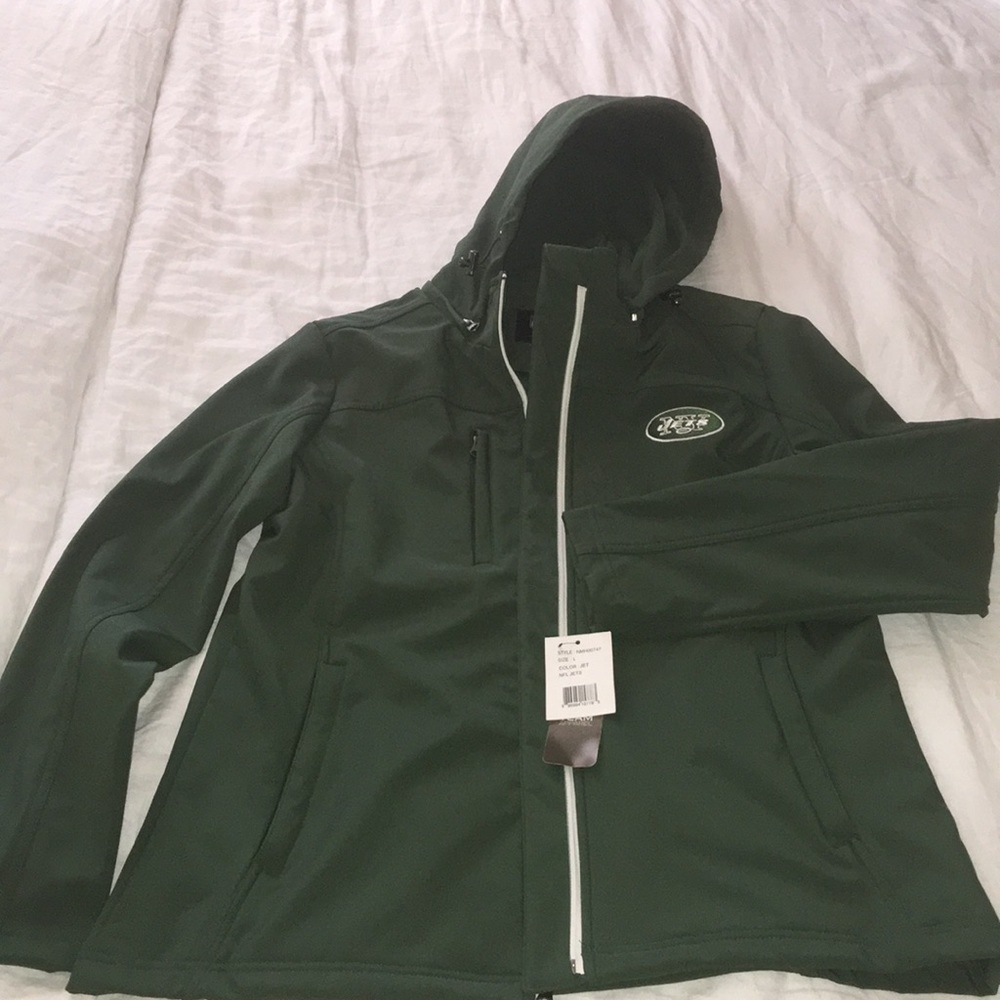 NEW NFL NEW YORK JETS JACKET WOMEN SIZE L
